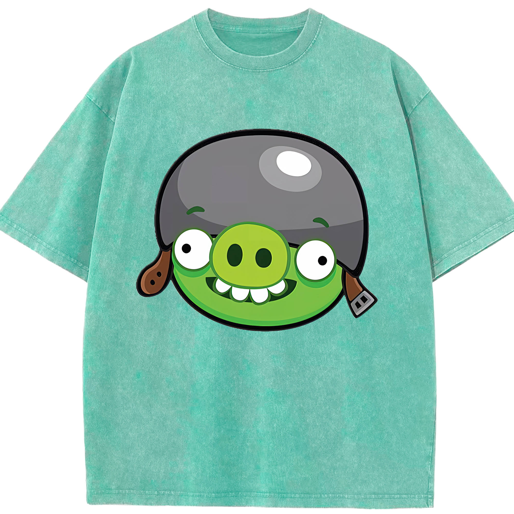 （画像用） Angry Birds アングリーバード 綿100% ヴィンテージ風 半袖Tシャツ（フロントプリント）